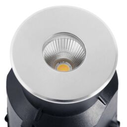 Netlighting Taro LED Recessed Outdoor Ground Light Matt Nickel IP67 in Grey - thumbnail 2