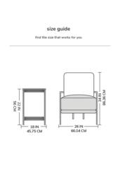 MH London Santorini Side Table Solid Wood Bedside Table for Living Room in Walnut - thumbnail 8