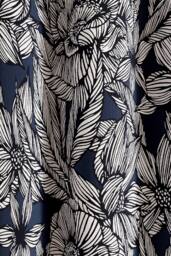 Ted Baker 'Vietnm' Cotton Lined Curtains in Navy - Size: 228 cm width x 228 cm drop - thumbnail 3