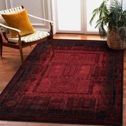RugsX Wool Omega Rug in Red - Size: 200 cm x 300 cm - thumbnail 4