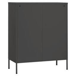 Berkfield Home Storage Cabinet Anthracite 80x35x101.5 cm Steel in Black - thumbnail 6