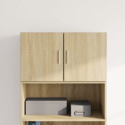 Berkfield Home Wall Cabinet Sonoma Oak 70x42.5x40 cm Engineered Wood in Brown - thumbnail 1