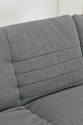 Living and Home Linen Grey Sofa Bed - thumbnail 8