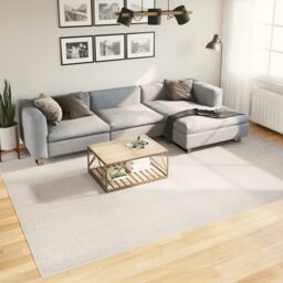 Berkfield Home Rug IZA Short Pile Scandinavian Look Cream 240x340 cm - Size: Medium - thumbnail 1