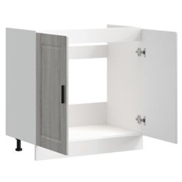 "Berkfield Home Sink Base Cabinet¬†""Porto"" Grey Sonoma 80x46x81.5 cm¬†Engineered Wood - Size: 80x46x81.5 cm" - thumbnail 5