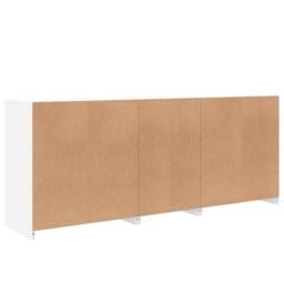 Berkfield Home Sideboard with LED Lights White 162x37x67 cm - Size: 162 x 37 x 67 cm - thumbnail 8