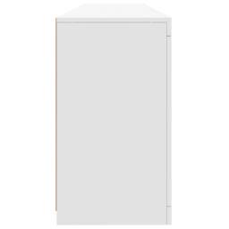 Berkfield Home Sideboard with LED Lights White 162x37x67 cm - Size: 162 x 37 x 67 cm - thumbnail 7