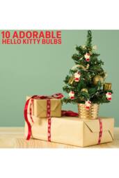 Hello Kitty 3D Sanrio String Fairy Lights LED Room Decor 2 Modes Battery Operated in Red - thumbnail 6