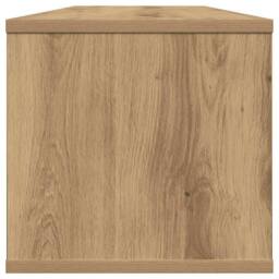 Berkfield Home Wall Cabinet Artisan Oak 101x30x29 cm Engineered Wood in Brown - Size: 101 x 30 x 29 cm - thumbnail 5