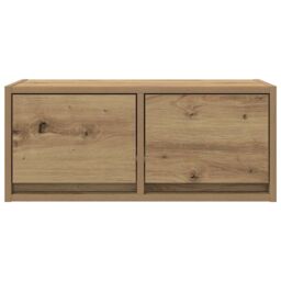 Berkfield Home TV Cabinets 2 pcs Artisan Oak 60x31x25.5 cm Engineered Wood in Brown - thumbnail 7