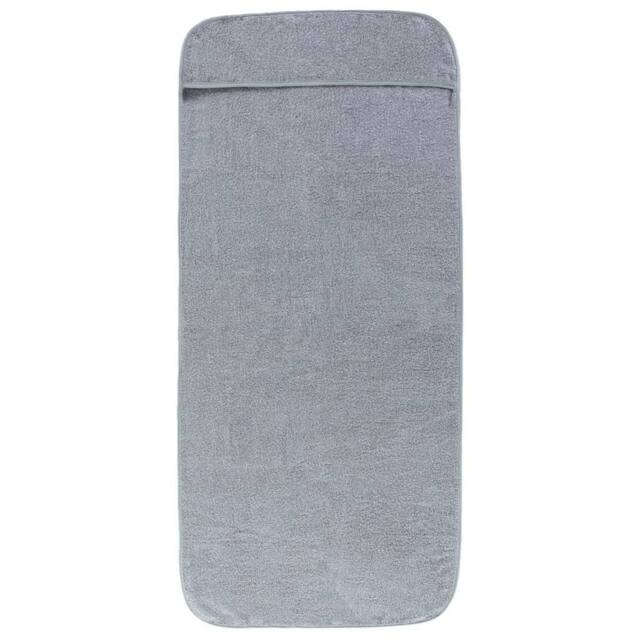 Berkfield Home Soft Beach Towels 2 pcs Grey 60x135 cm Fabric 400 GSM - image 1