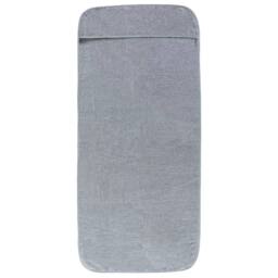Berkfield Home Soft Beach Towels 2 pcs Grey 60x135 cm Fabric 400 GSM