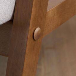 Birlea Ellwood Accent Armchair in Cream - thumbnail 6