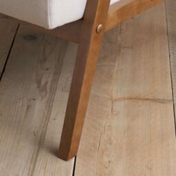 Birlea Ellwood Accent Armchair in Cream - thumbnail 5
