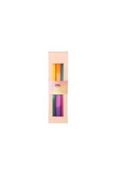 KDMD Set of 3 Dipped Aura Energy Taper Candles for Rituals & Decor - thumbnail 2