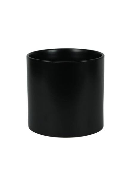 KDMD Hortus Sofia Matt Black Ceramic Pot 17cm - image 1