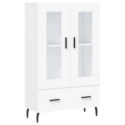Berkfield Home Highboard White 69.5x31x115 cm Engineered Wood - thumbnail 1
