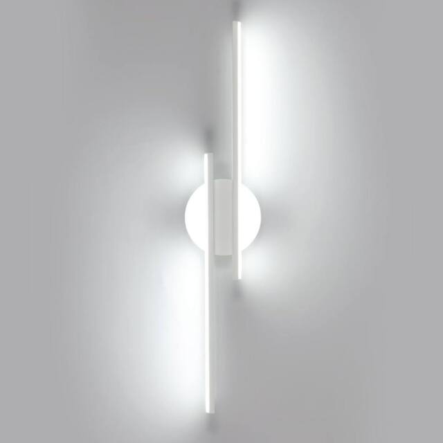 COMELY LED Wall Light Indoor, 24W Modern LED Wall Lights Acrylic, 6500K, 60CM in White - image 1
