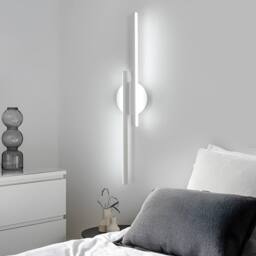 COMELY LED Wall Light Indoor, 24W Modern LED Wall Lights Acrylic, 6500K, 60CM in White - thumbnail 2