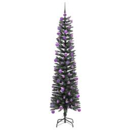 Berkfield Home Artificial Christmas Tree with Stand Green 50.5 x 50.5 x 180 cm - thumbnail 4
