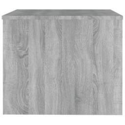 Berkfield Home Coffee Table Grey Sonoma 80x50x40 cm Engineered Wood - Size: 80 x 50 x 40 cm - thumbnail 7