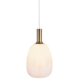 Nordlux Modern Indoor Pendant Light White Glass E27 Hand Blown - Mains Powered, IP20 - thumbnail 4