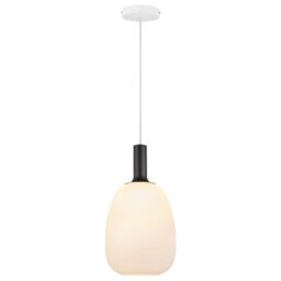 Nordlux Modern Indoor Pendant Light White Glass E27 Hand Blown - Mains Powered, IP20 - thumbnail 2
