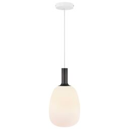Nordlux Modern Indoor Pendant Light White Glass E27 Hand Blown - Mains Powered, IP20 - thumbnail 5