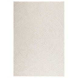 Berkfield Home Rug ZIZUR Cream 120x170 cm Jute Look Indoor & Outdoor - Size: Medium - thumbnail 3