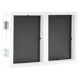 Berkfield Home Trifold Photo Frame Collage White 28x18 cm+2x - Size: 28x18 cm - thumbnail 4