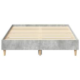 Berkfield Home Durable Bed Frame No Mattress Concrete Grey 120x200 cm Engineered Wood - Size: Small Double - thumbnail 5