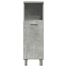 Berkfield Home 4 Piece Bathroom Furniture Set Concrete Grey Engineered Wood - thumbnail 5