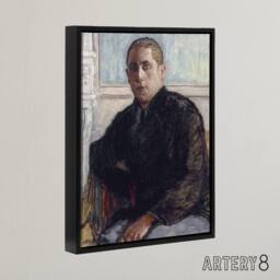 "Artery8 Portrait of Doctor Maurice Girardin Bonnard Black Framed Canvas Art - Size: W12"" x H16""" - thumbnail 2