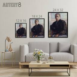 "Artery8 Portrait of Doctor Maurice Girardin Bonnard Black Framed Canvas Art - Size: W12"" x H16""" - thumbnail 4