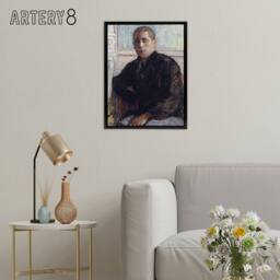 "Artery8 Portrait of Doctor Maurice Girardin Bonnard Black Framed Canvas Art - Size: W12"" x H16""" - thumbnail 3