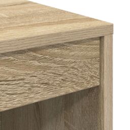 Berkfield Home Writing Desk Sonoma Oak Engineered Wood 90 x 40 x 76 cm in Brown - thumbnail 7