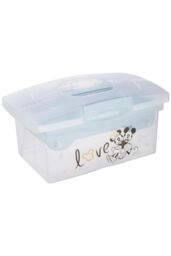 Keeeper Minnie Traveller Organising Storage Box with Lid Blue - thumbnail 1