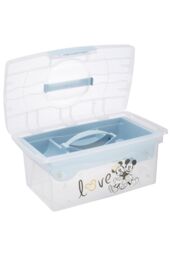 Keeeper Minnie Traveller Organising Storage Box with Lid Blue - thumbnail 2