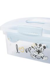 Keeeper Minnie Traveller Organising Storage Box with Lid Blue - thumbnail 5