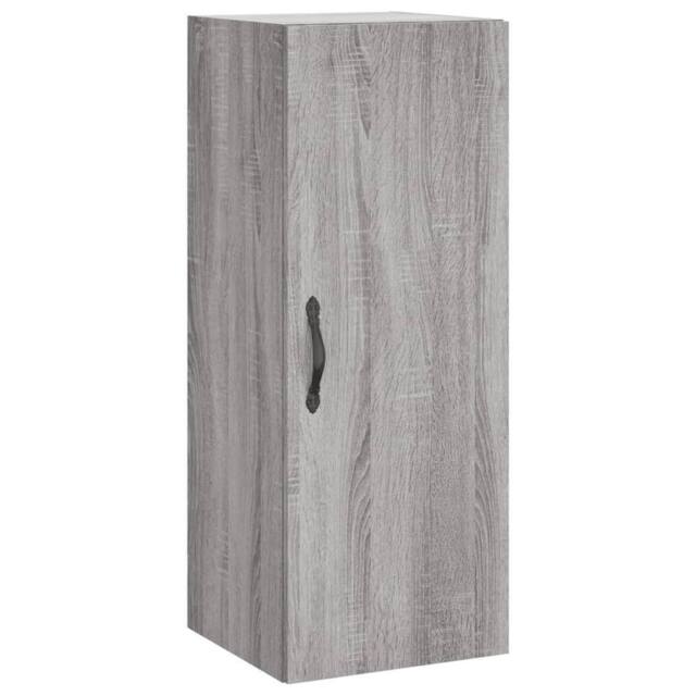 Berkfield Home Wall Mounted Cabinet Grey Sonoma 34.5x34x90 cm Engineered Wood - image 1