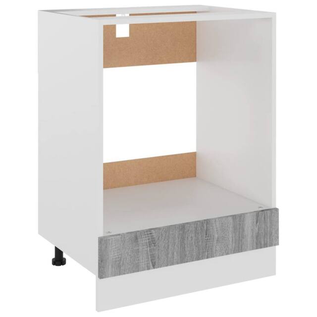 Berkfield Home Oven Cabinet Grey Sonoma 60x46x81.5 cm Engineered Wood - image 1