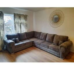Furniture 786 Chingford Full Back 2c3 Corner Sofa in Grey
