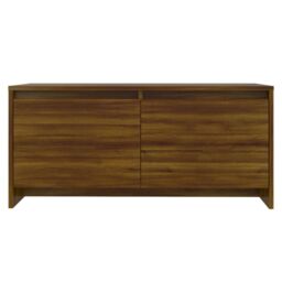 Berkfield Home Coffee Table Brown Oak 90x50x41.5 cm Engineered Wood - thumbnail 5