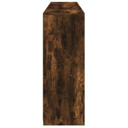 Berkfield Home Sideboards with LED Lights 3 pcs Smoked Oak Engineered Wood in Brown - thumbnail 9