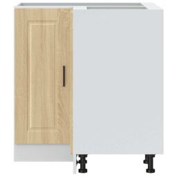 Berkfield Home Kitchen Corner Base Cabinet¬†Porto Sonoma Oak Engineered Wood in Brown - thumbnail 5