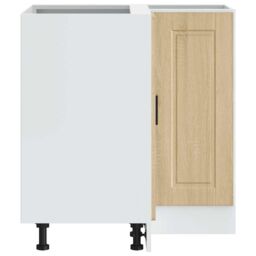 Berkfield Home Kitchen Corner Base Cabinet¬†Porto Sonoma Oak Engineered Wood in Brown - thumbnail 7