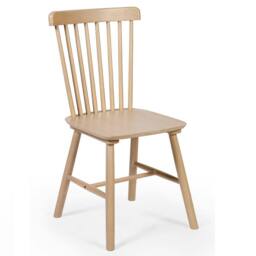 Cheshire Oakridge Premium Oak Dining Chairs - Set of 2 in Light Oak - thumbnail 2