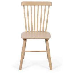 Cheshire Oakridge Premium Oak Dining Chairs - Set of 2 in Light Oak - thumbnail 3