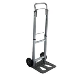 House of Home Lightweight Hand Trolley 90kg Compact Folding Sack Cart Trolley in Grey