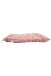 Living and Home Ruffled Tufted Princess-Style Bed Backrest Pillow in Pink - Size: 50 cm x 100 cm - thumbnail 5